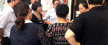 松江市容局领导赴我司迪士尼项目现场考察